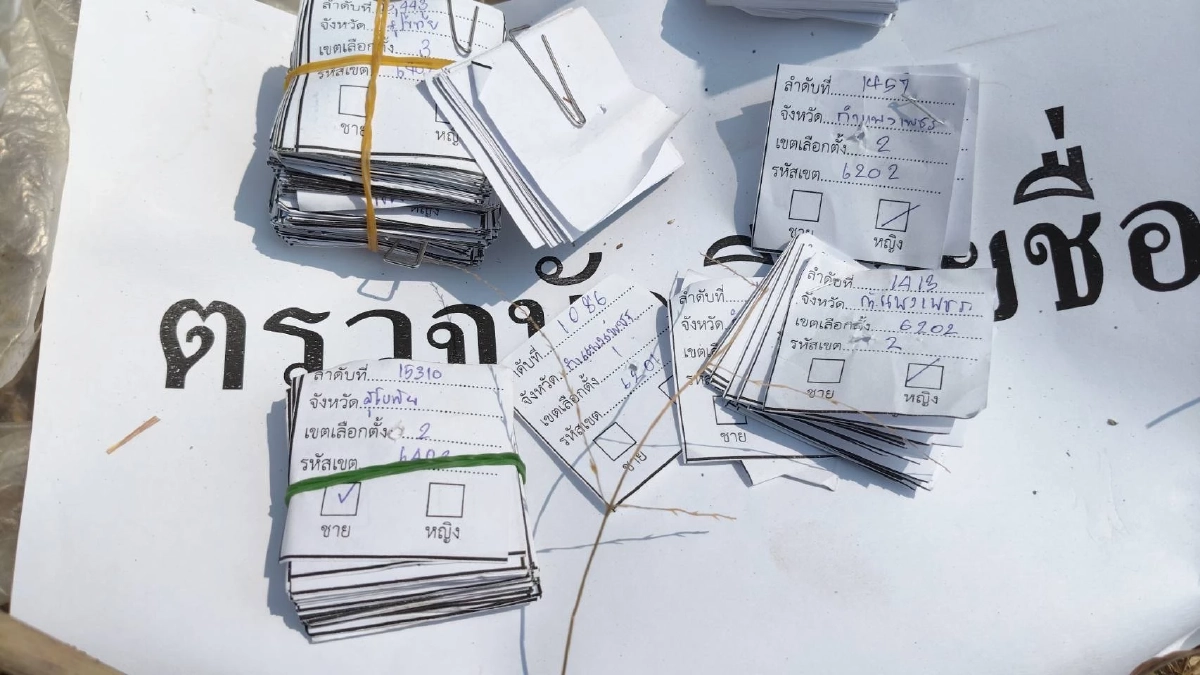 กกต.พิษณุโลก เร่งตรวจสอบอุปกรณ์เลือกตั้งแอบทิ้งไว้ที่รกร้าง