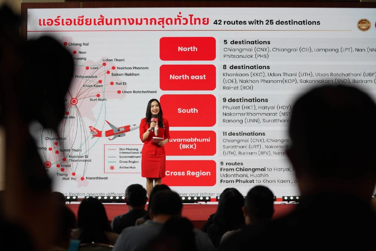 แอร์เอเชีย ผนึก ททท. ปลุกกระแสเที่ยวไทยตามรอยลิซ่า ลุ้นบินฟรี!