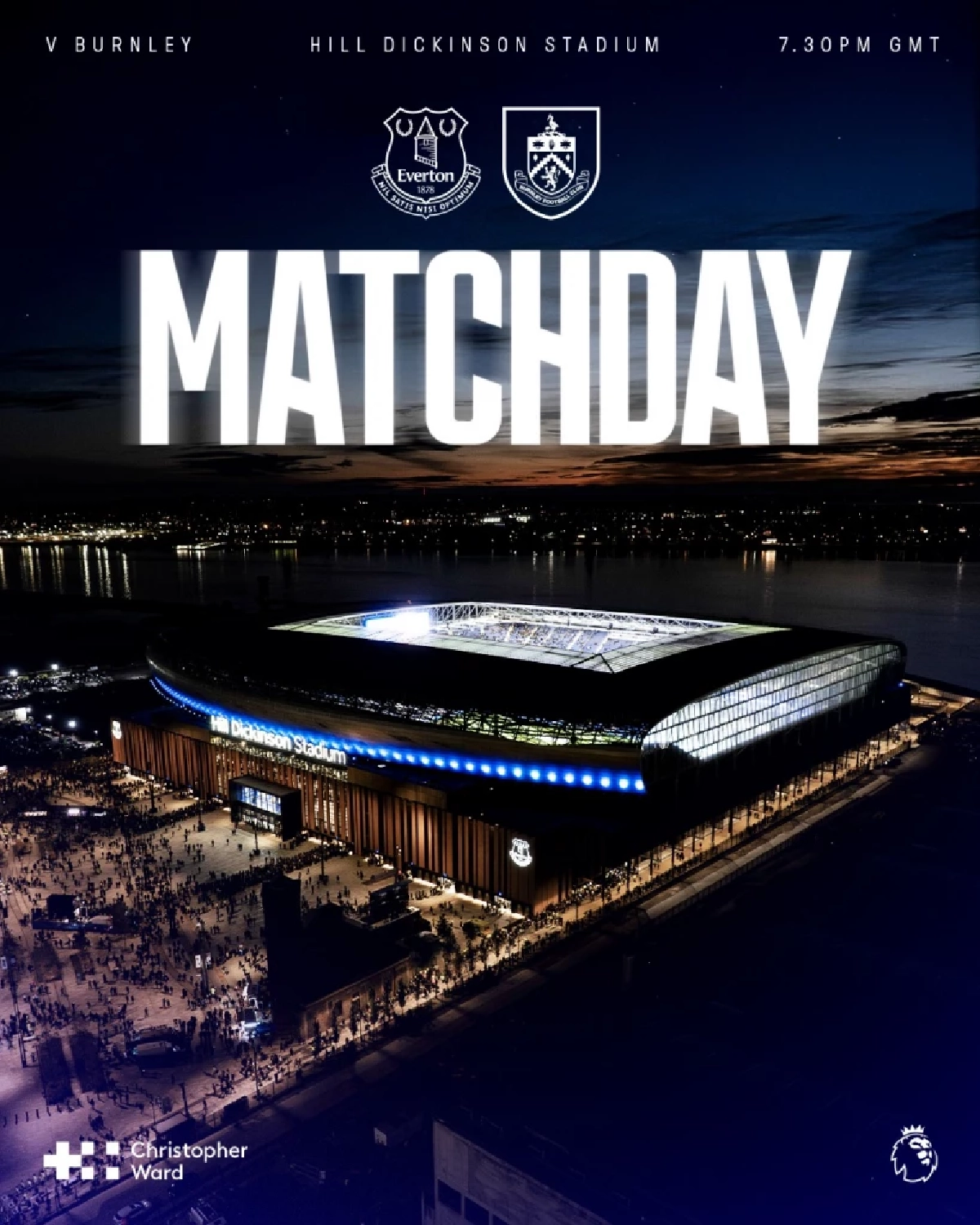 LIVE ถ่ายทอดสด "เอฟเวอร์ตัน พบ เบิร์นลีย์" ดูบอลสด พรีเมียร์ลีก อังกฤษ