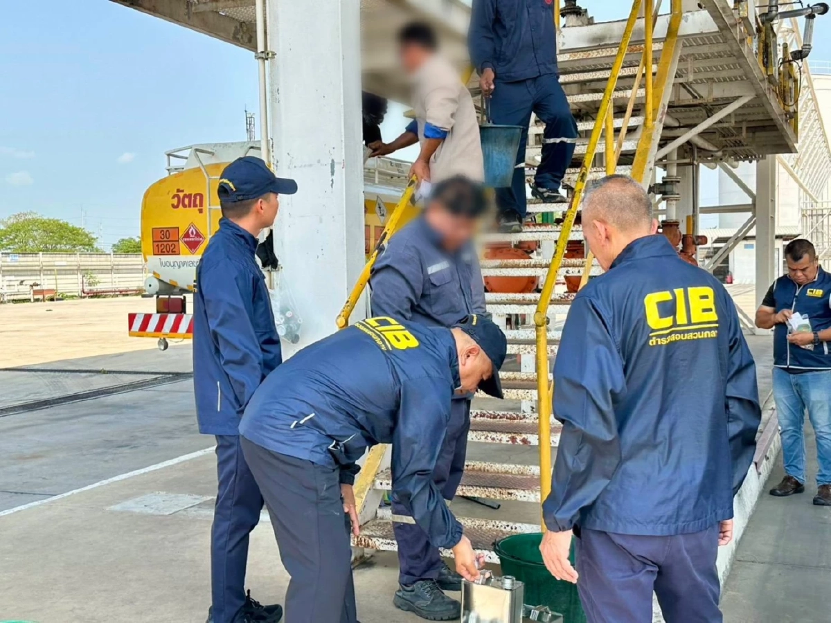 งามไส้! บ.น้ำมันในอ่างทอง ซุกน้ำมัน 3.3 แสนลิตร มีทั้งดีเซล-แก๊สโซฮอล์