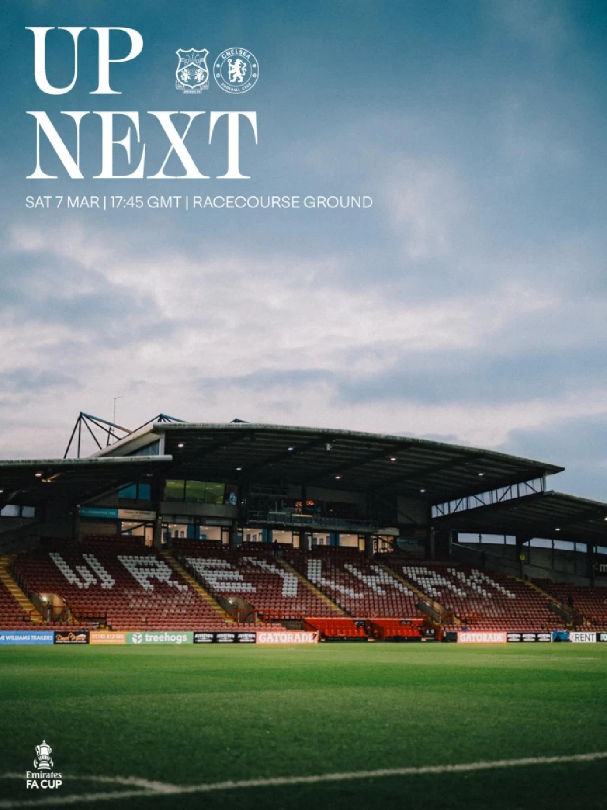 LIVE ดูบอลสด FA Cup "เร็กซ์แฮม พบ เชลซี" เอฟเอ คัพ อังกฤษ เวลา 00.45 น.