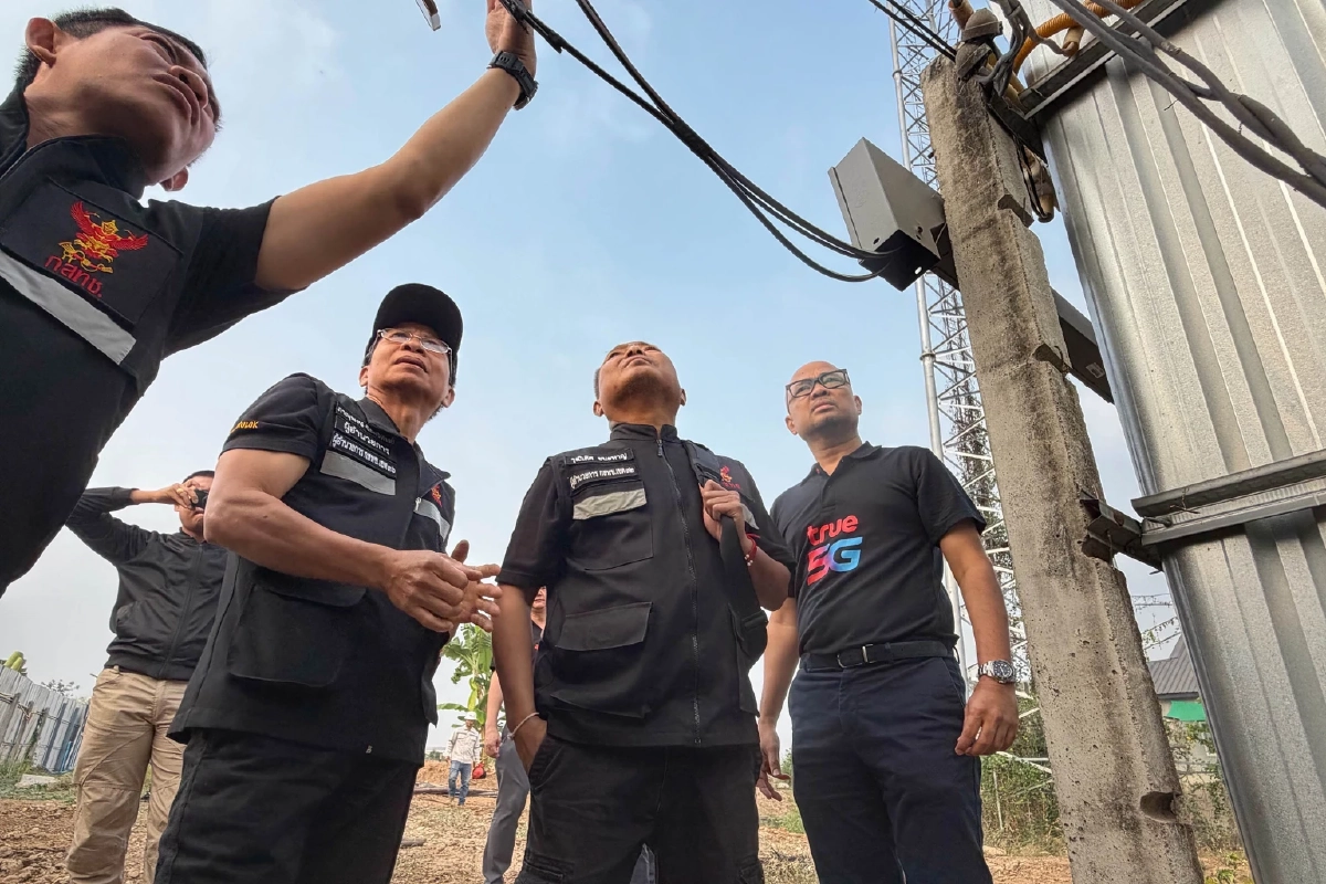 ทรู ร่วมกับ กสทช. ทลายจุดลักลอบส่งสัญญาณเน็ตข้ามแดนไทย-เมียนมา