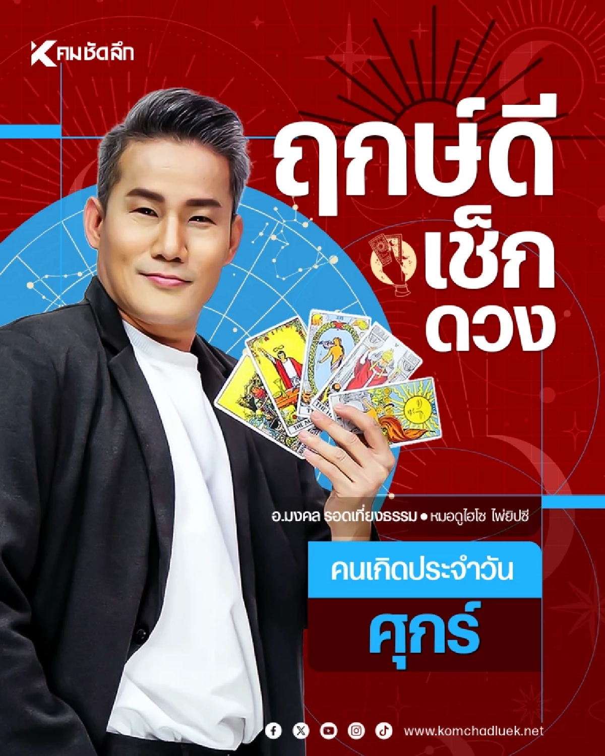 "เช็คดวงวันนี้" เลขเด็ดวันเกิด วันศุกร์ที่ 13 มีนาคม พ.ศ.2569