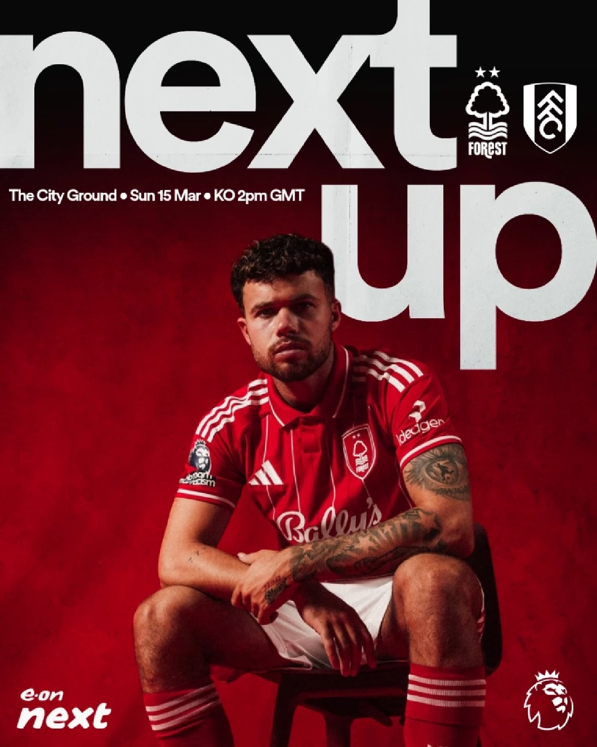 LIVE ลิงค์ดูบอลสด "ฟอเรสต์ พบ ฟูแล่ม" พรีเมียร์ลีก อังกฤษ 21.00 น.