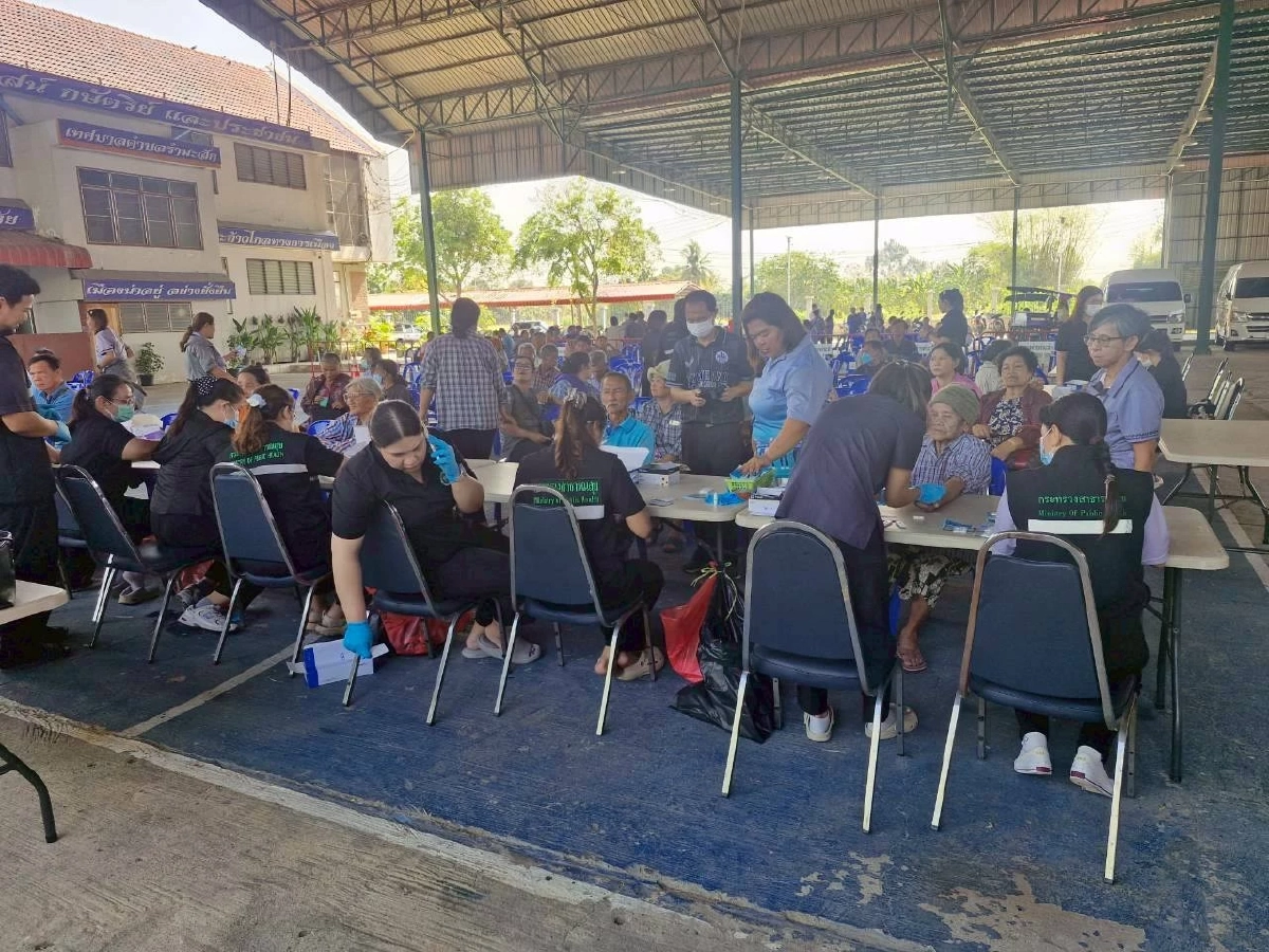 สคร 4 จังหวัดสระบุรี ร่วมกับ สธ. จังหวัดอ่างทอง โรงพยาบาลโพธิ์ทอง ลุยค้นหาผู้ป่วยวัณโรค ไวรัสตับอักเสบบี และซี