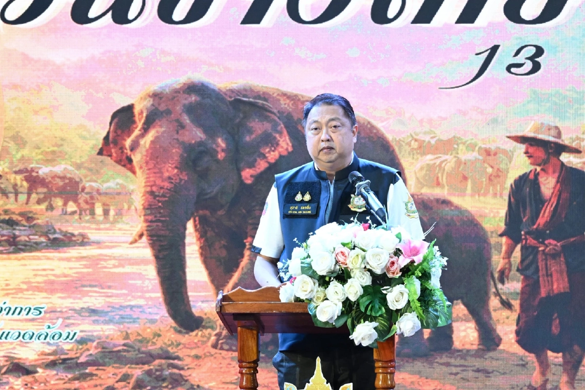 วันช้างไทย 69 "สุชาติ" ทำบุญอุทิศให้คน-ช้าง​ เสียชีวิต พร้อมอัดงบเยียวยา 7.3 ล้าน