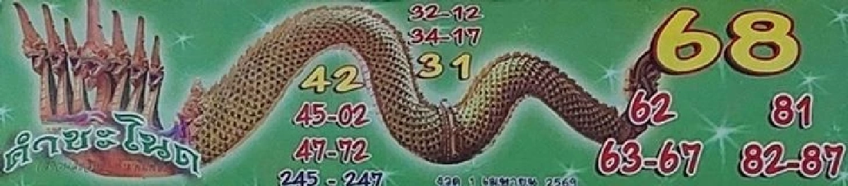 เลขเด็ด "ปฏิทินคำชะโนด" หวยงวด 1 เม.ย. 69 ปล่อยชุดเต็มเน้นเลขเบิ้ล-เลขคู่