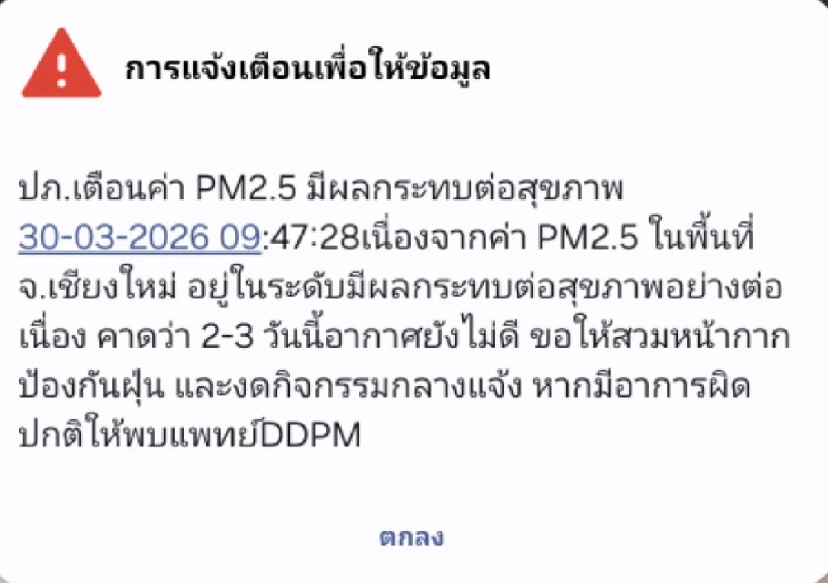 ​เชียงใหม่จมฝุ่นพิษ ขึ้นอันดับ 1 โลก "กลิ่นไหม้" หึ่งตัวเมือง