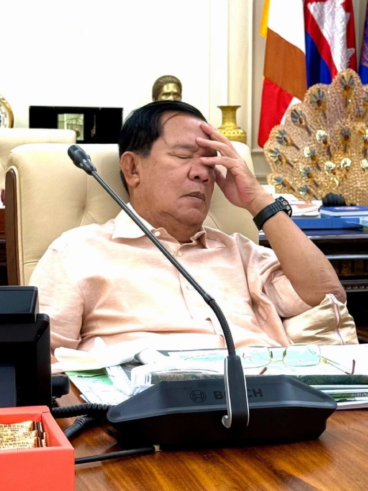 "ฮุนเซน" ควันออกหูโดนแกงตัดต่อหน้าใส่รากไม้เหมือน "โยนี"