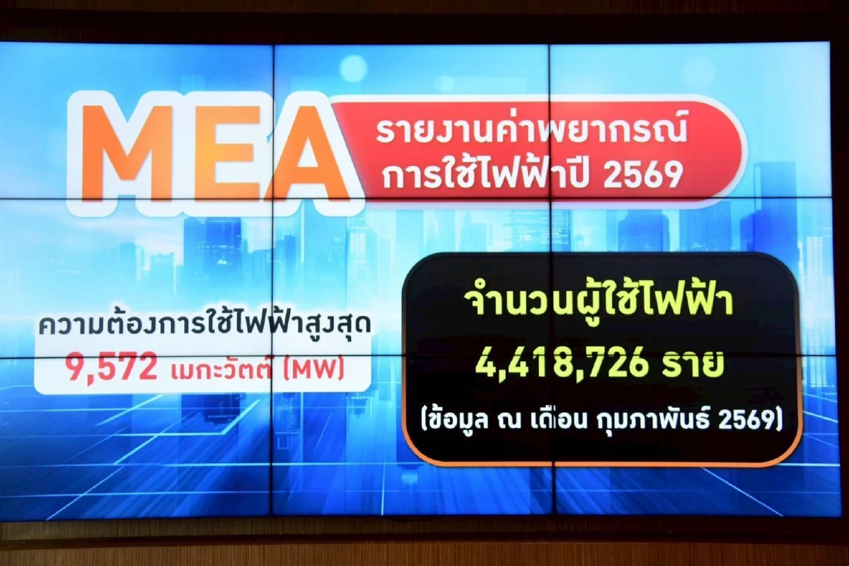 MEA เตรียมพร้อมระบบไฟฟ้าอัจฉริยะรับมือพีคหน้าร้อน 2569 ชูระบบจำหน่ายมั่นคง ปลอดภัย
