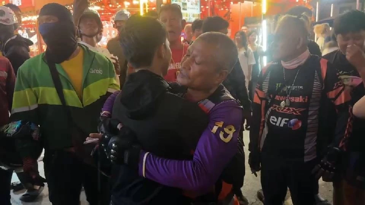 เกือบวุ่น! ไรเดอร์ 50 ชีวิต ล้อมวิน "ลุงเลิศ" เคลียร์ใจปมด่าหยาบ