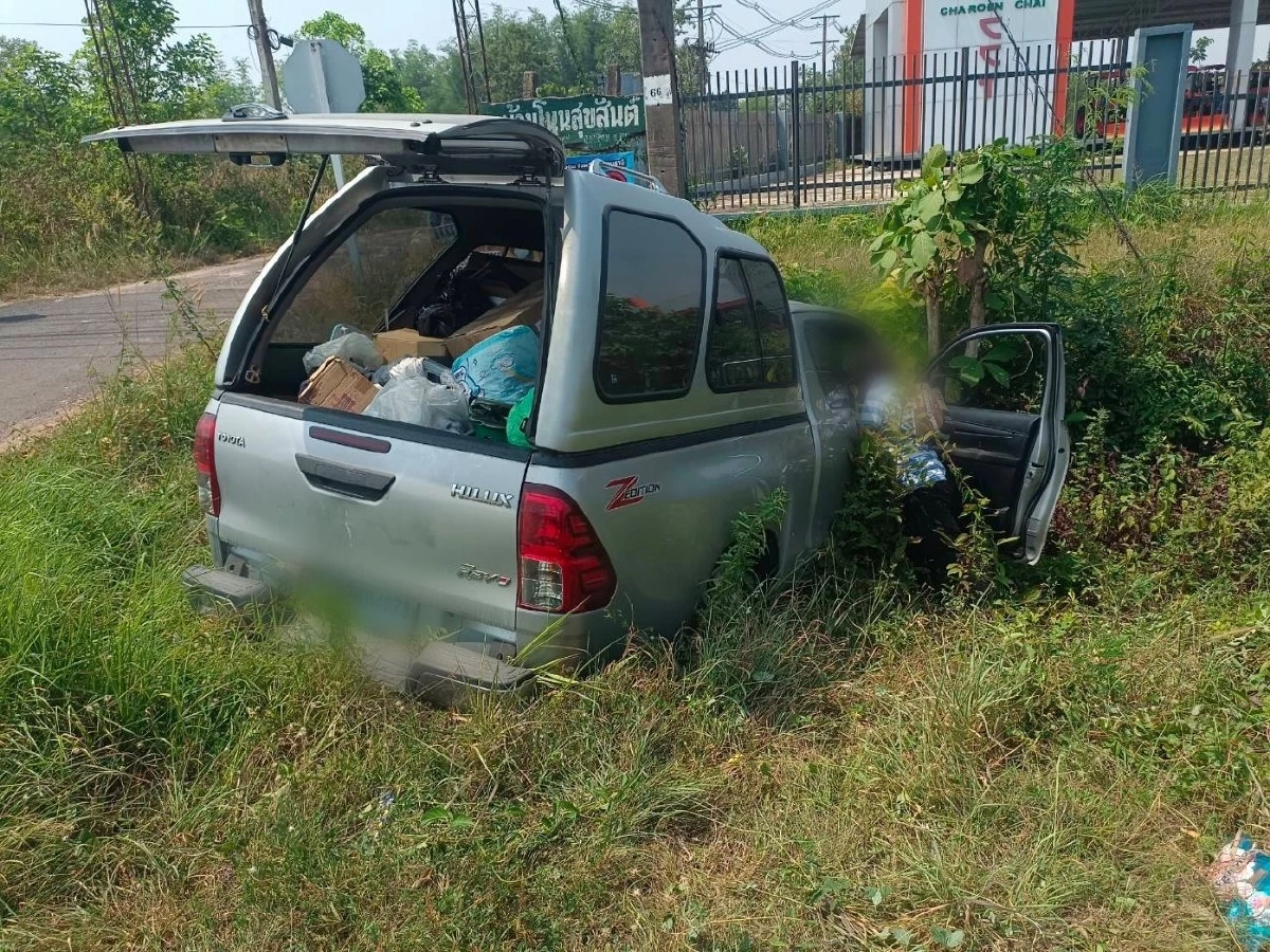 ล่าระทึก! 600 กิโลเมตร สกัดจับ 2 หนุ่มไทย-ลาว โจรกรรมรถกระบะ