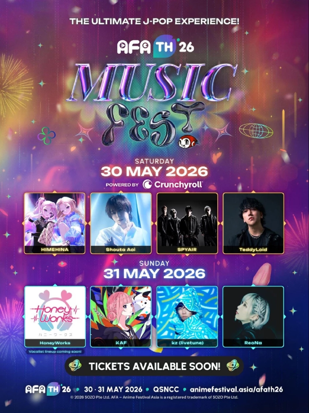 สายอนิเมะห้ามพลาด! Anime Festival Asia Thailand 2026 บุกกรุงเทพฯ