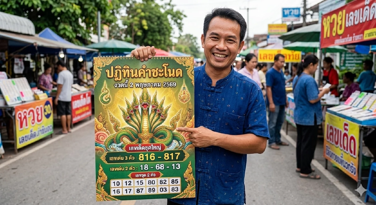เลขเด็ดปฏิทินคำชะโนด งวด 2 พ.ค. 69 รับวันแรงงาน "ปู่ศรีสุทโธ" ให้โชคชุดใหญ่