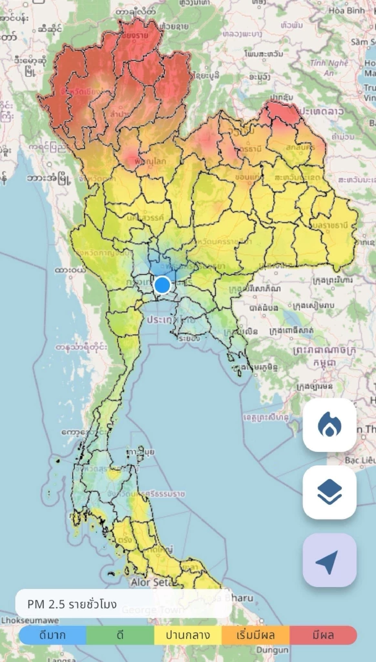 เปิด 12 อันดับ จังหวัดที่ค่าฝุ่นละออง PM 25 พุ่งสูง ทะลุ 153 ไมโครกรัม