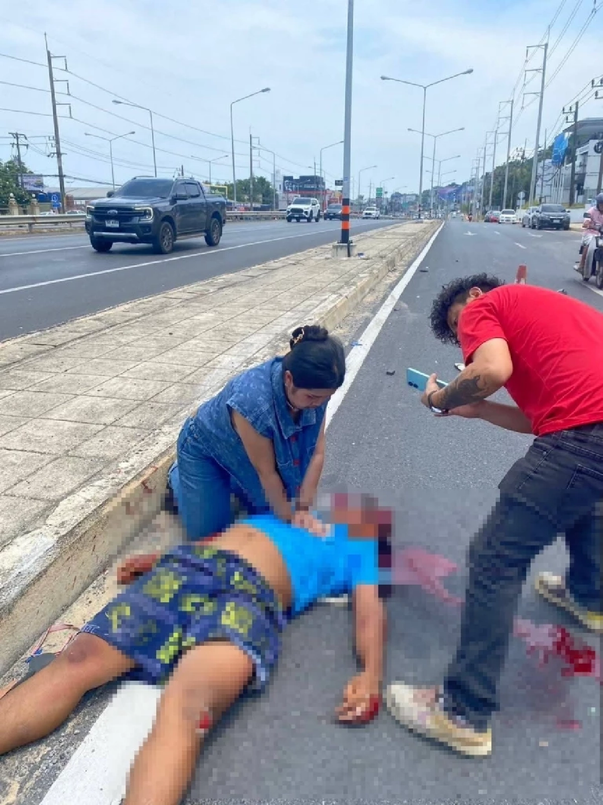 พยาบาลฮีโร่ ปั๊มหัวใจคนเจ็บกลางถนน แม้ออกเวรแล้ว จนกลับมามีชีพจร