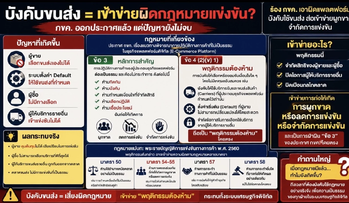 ทนายอนันต์ชัย บุก กขค. ร้องเอาผิดแพลตฟอร์มยักษ์ บังคับใช้ขนส่ง-เมิน กม.ผูกขาด