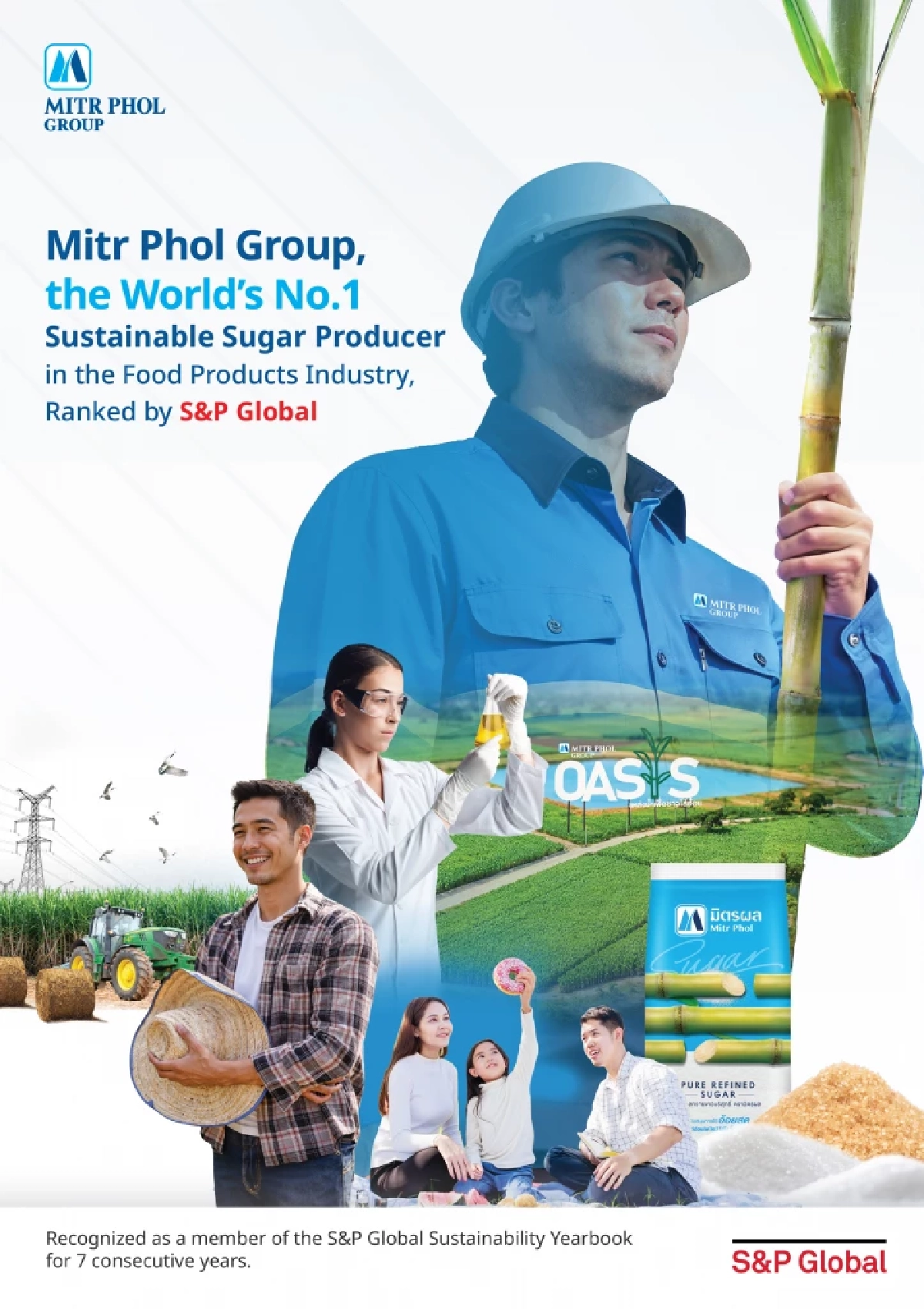 กลุ่มมิตรผลครองตำแหน่งผู้ผลิตน้ำตาลอย่างยั่งยืนอันดับ 1 ของโลก