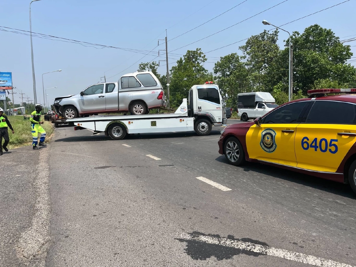 ล่าระทึก! 600 กิโลเมตร สกัดจับ 2 หนุ่มไทย-ลาว โจรกรรมรถกระบะ