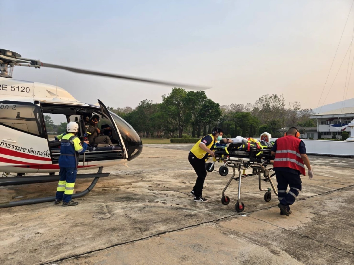 ​วินาทีชีวิต ภารกิจ ฮ.หมายเลข 5120 บินด่วนช่วยผู้ป่วยหัวใจวายจากพื้นที่ห่างไกล