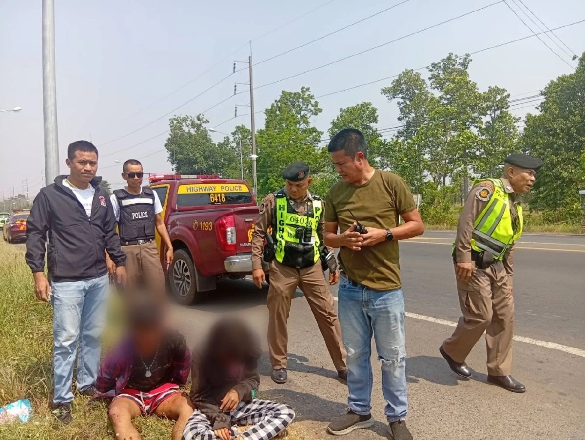 ล่าระทึก! 600 กิโลเมตร สกัดจับ 2 หนุ่มไทย-ลาว โจรกรรมรถกระบะ