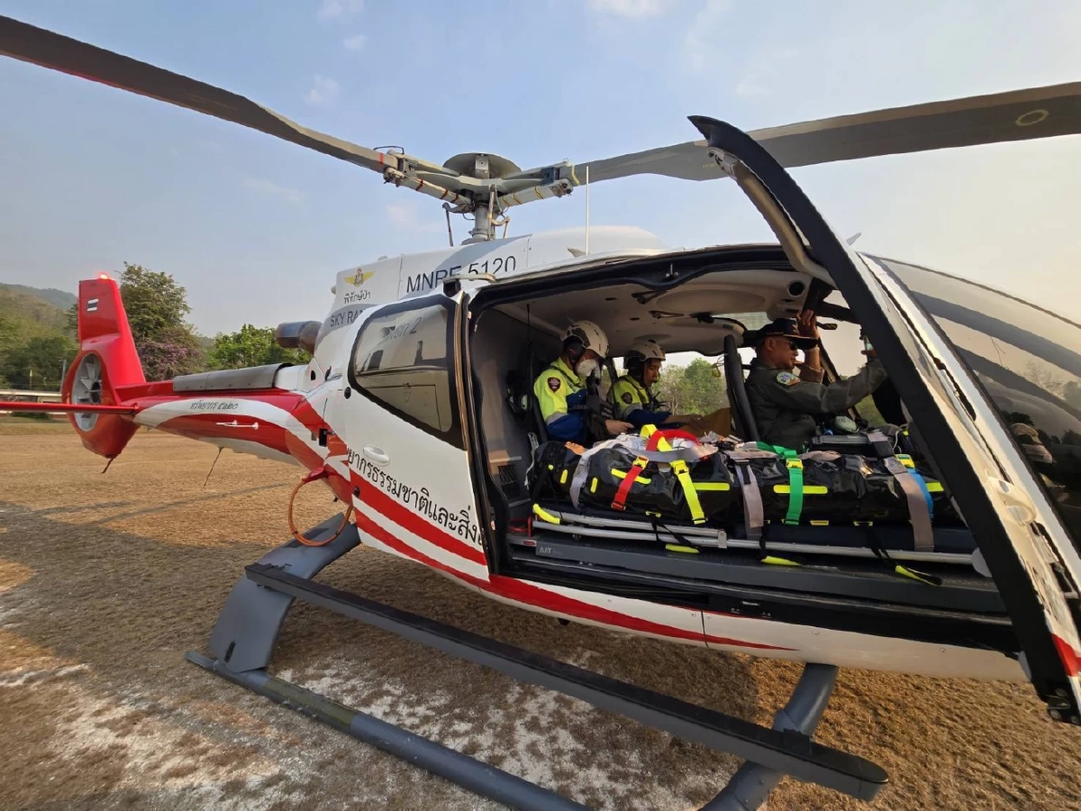 ​วินาทีชีวิต ภารกิจ ฮ.หมายเลข 5120 บินด่วนช่วยผู้ป่วยหัวใจวายจากพื้นที่ห่างไกล
