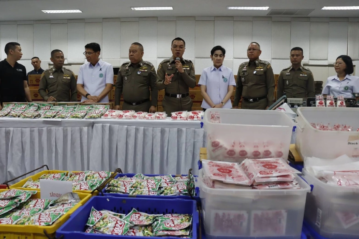 CIB ทลายโรงงาน “ผงชูรสปลอม” กลางกรุง ลอบส่งขายข้ามจังหวัด กระจายตามตลาดดัง
