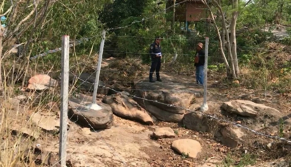 "​ชุดพยัคฆ์ไพร" ตรวจสอบ "วัดพระสิ้นคิด" อุบลฯ พบพิรุธสิ่งปลูกสร้างรุกป่าสงวนฯ