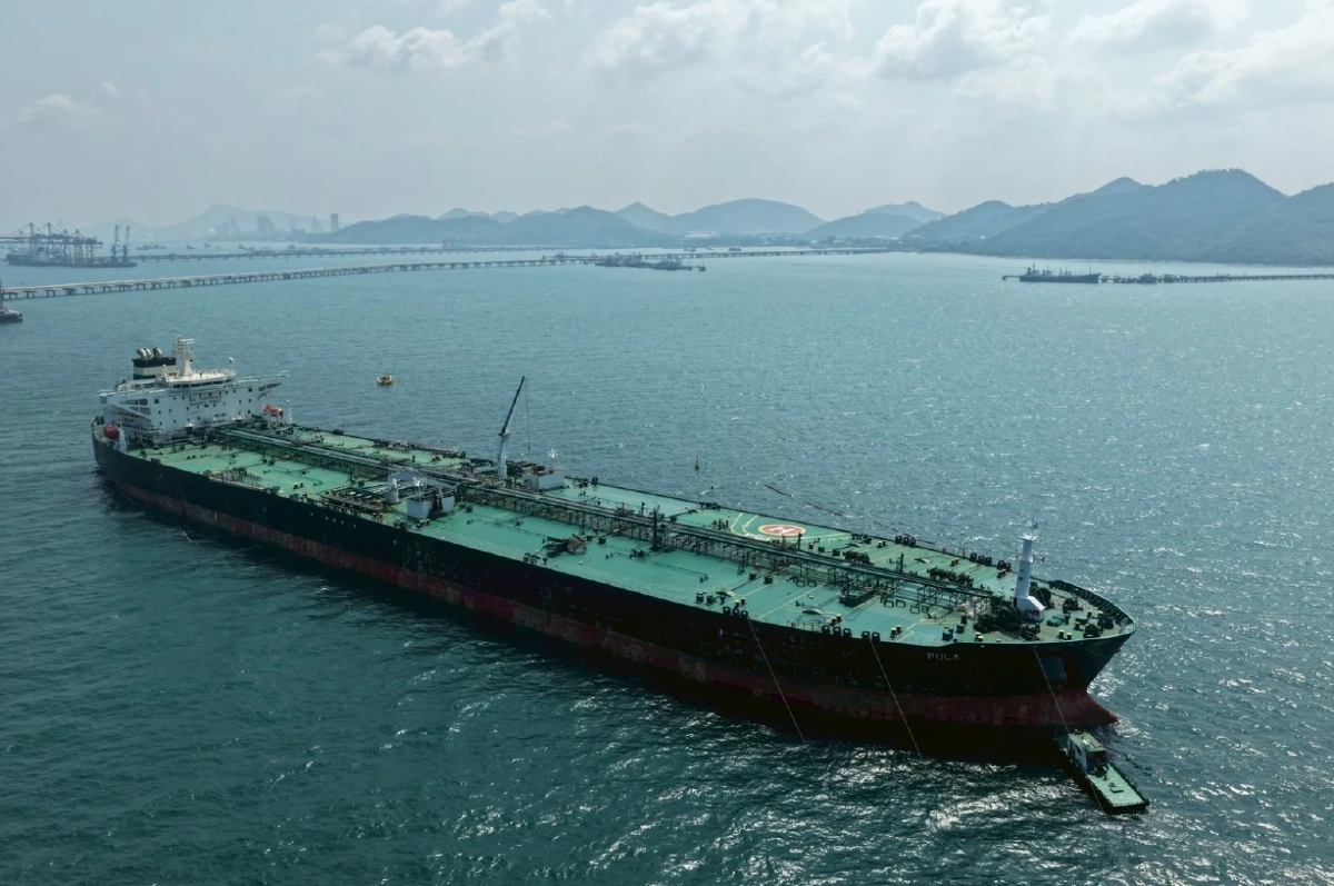 บางจากฯ แจ้งข่าวดี เรือขนส่งน้ำมันดิบ ถึงท่าเรือโรงกลั่นน้ำมัน ศรีราชา แล้ว