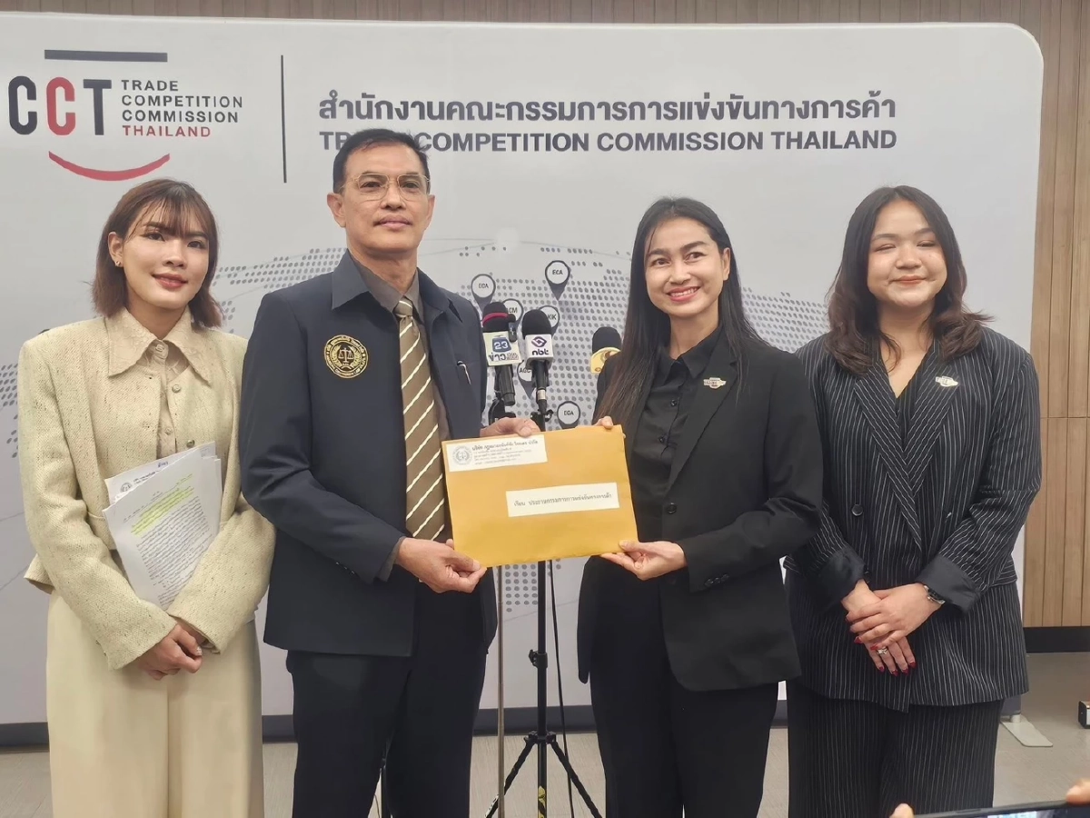 ทนายอนันต์ชัย บุก กขค. ร้องเอาผิดแพลตฟอร์มยักษ์ บังคับใช้ขนส่ง-เมิน กม.ผูกขาด