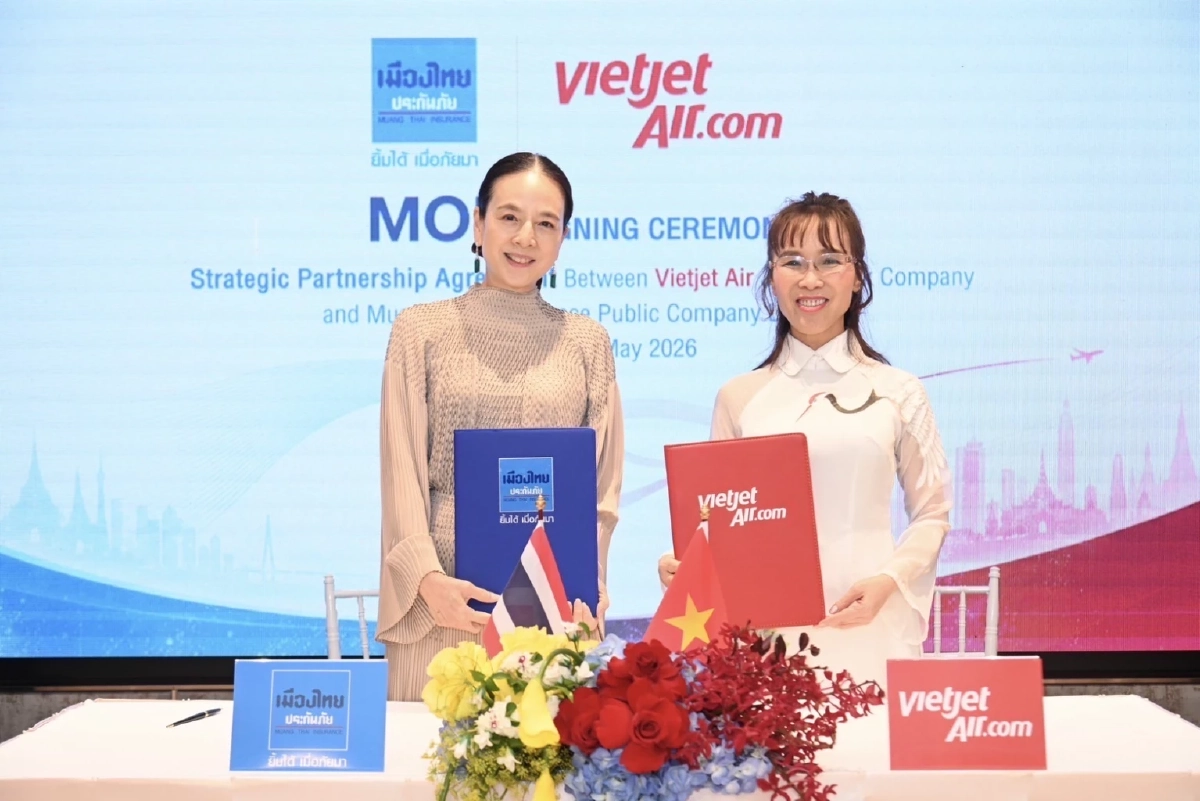 เมืองไทยประกันภัย ร่วมกับ Vietjet Group ยกระดับความร่วมมือทางธุรกิจ พร้อมเชื่อมโยงกีฬา ไทย-เวียดนาม