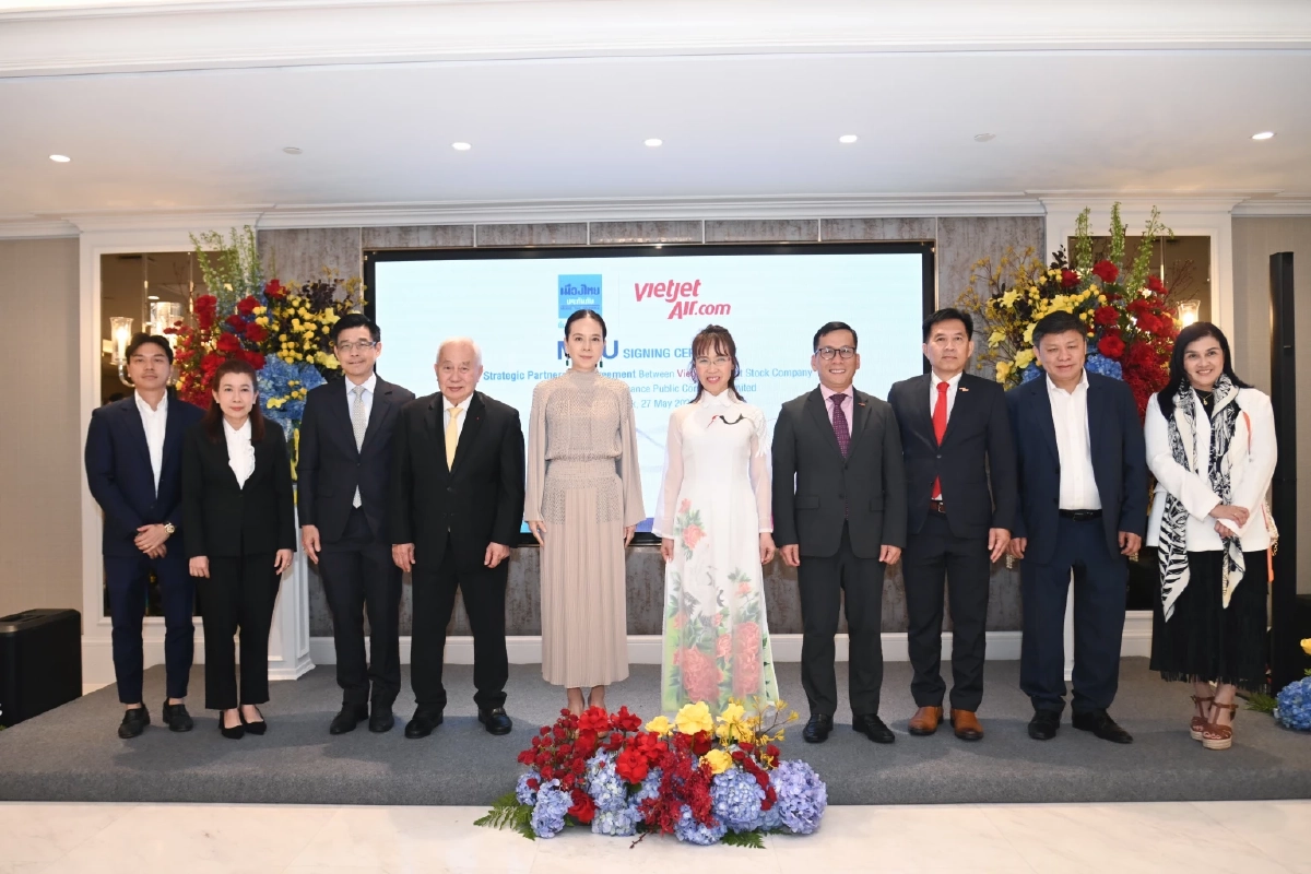 เมืองไทยประกันภัย ร่วมกับ Vietjet Group ยกระดับความร่วมมือทางธุรกิจ พร้อมเชื่อมโยงกีฬา ไทย-เวียดนาม