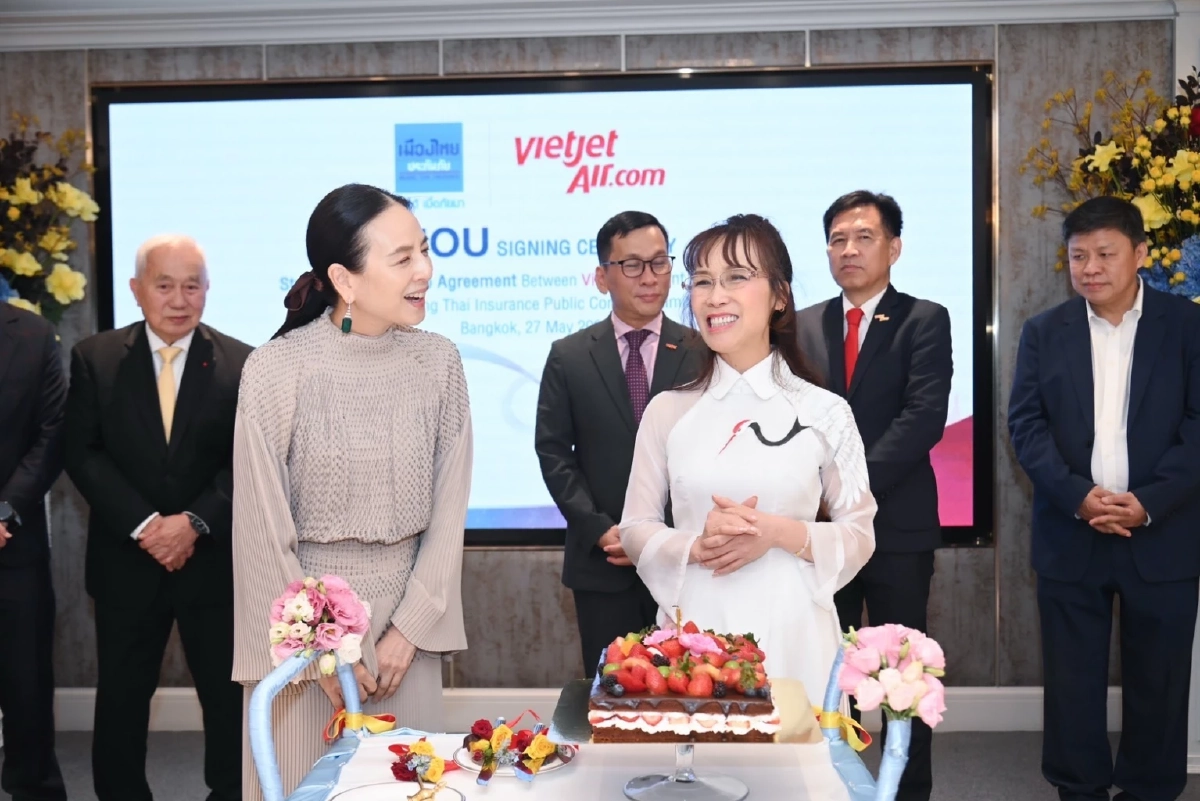 เมืองไทยประกันภัย ร่วมกับ Vietjet Group ยกระดับความร่วมมือทางธุรกิจ พร้อมเชื่อมโยงกีฬา ไทย-เวียดนาม