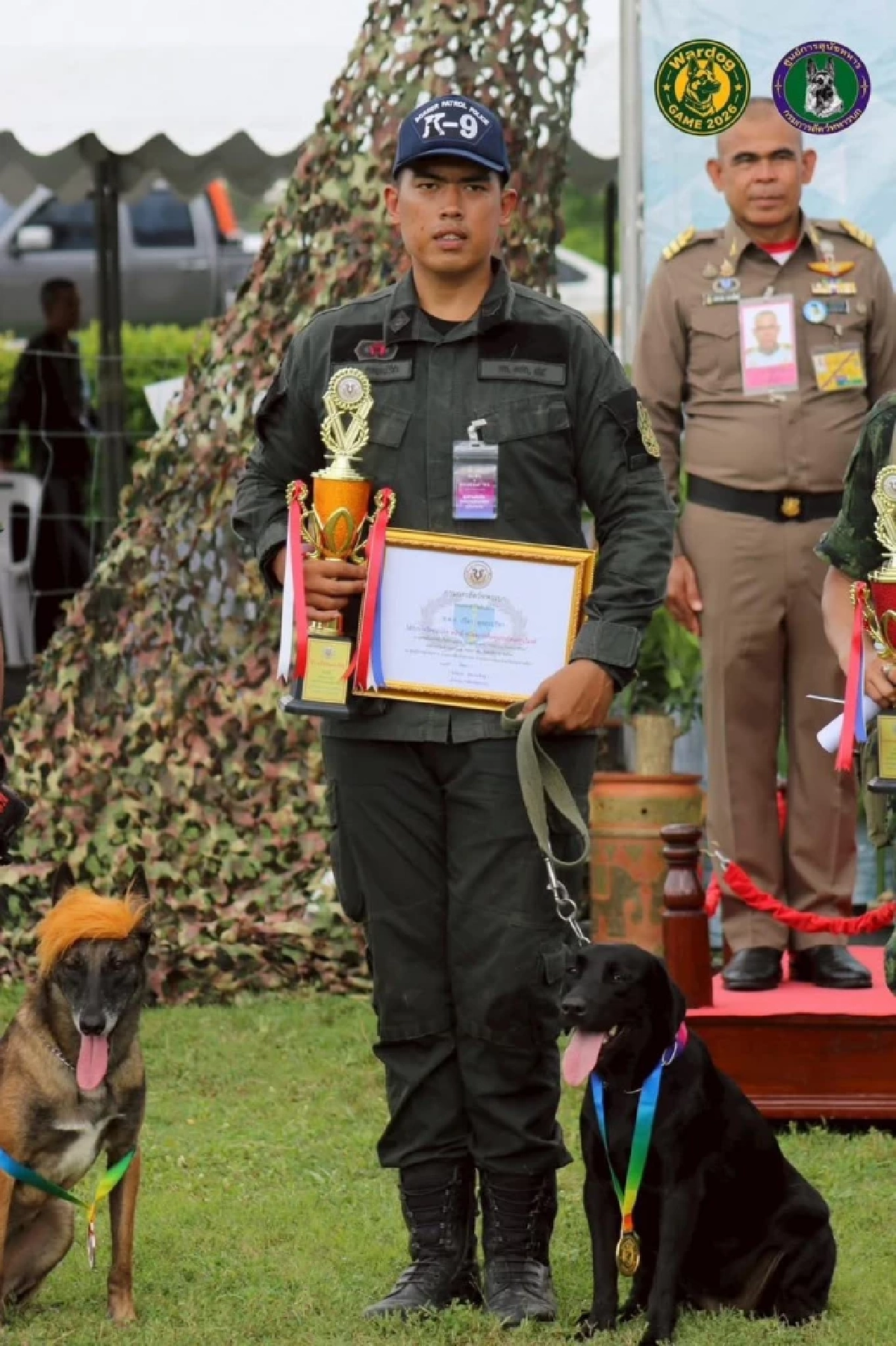 ผลงานเยี่ยม! K-9 ตชด. คว้า 4 รางวัล การแข่งขัน "Wardog Game 2026"