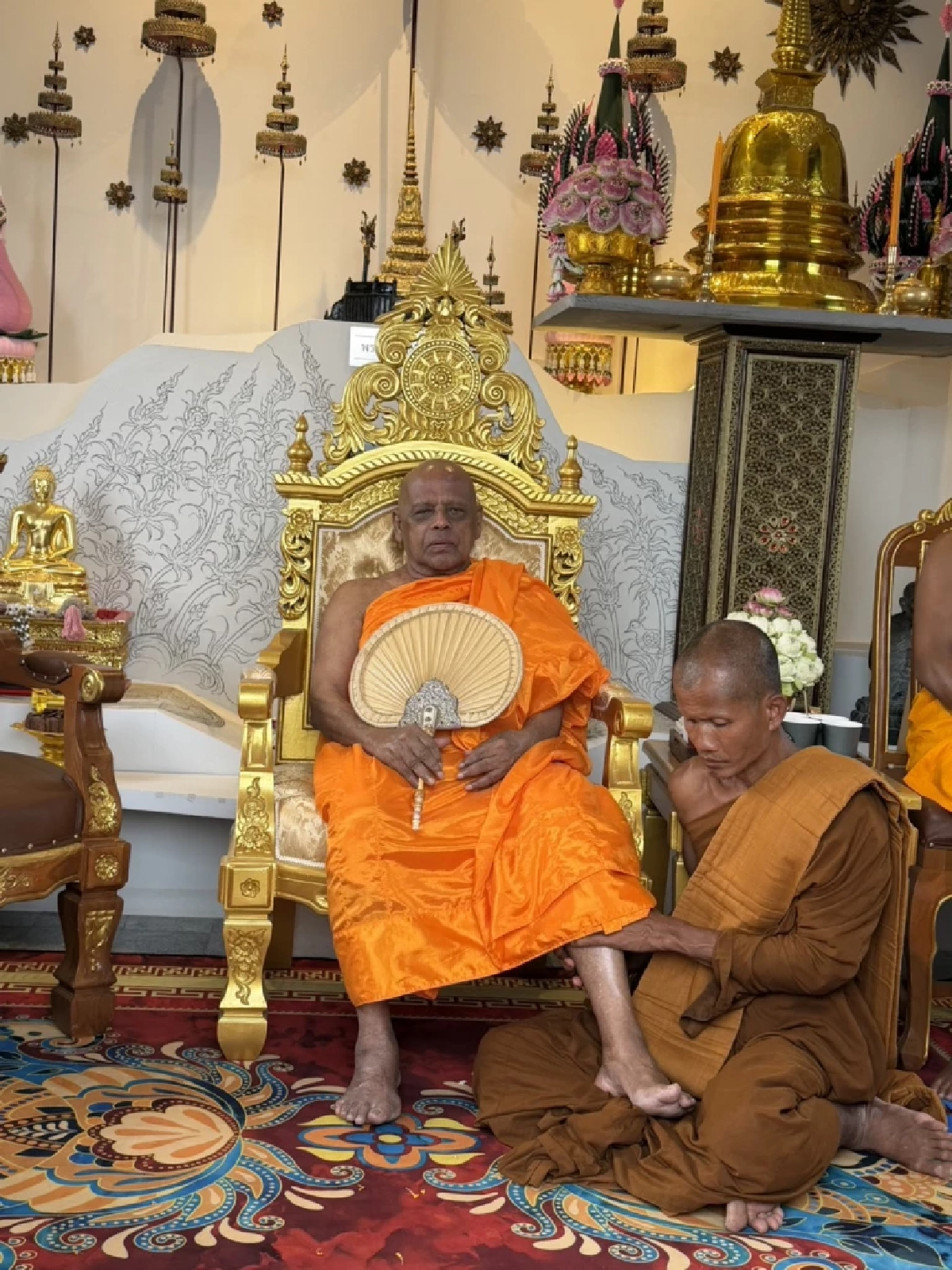 สังฆราชศรีลังกา เสด็จสมโภช "พระเจ้าอโศกมหาราช" ยอดภูผาสูง