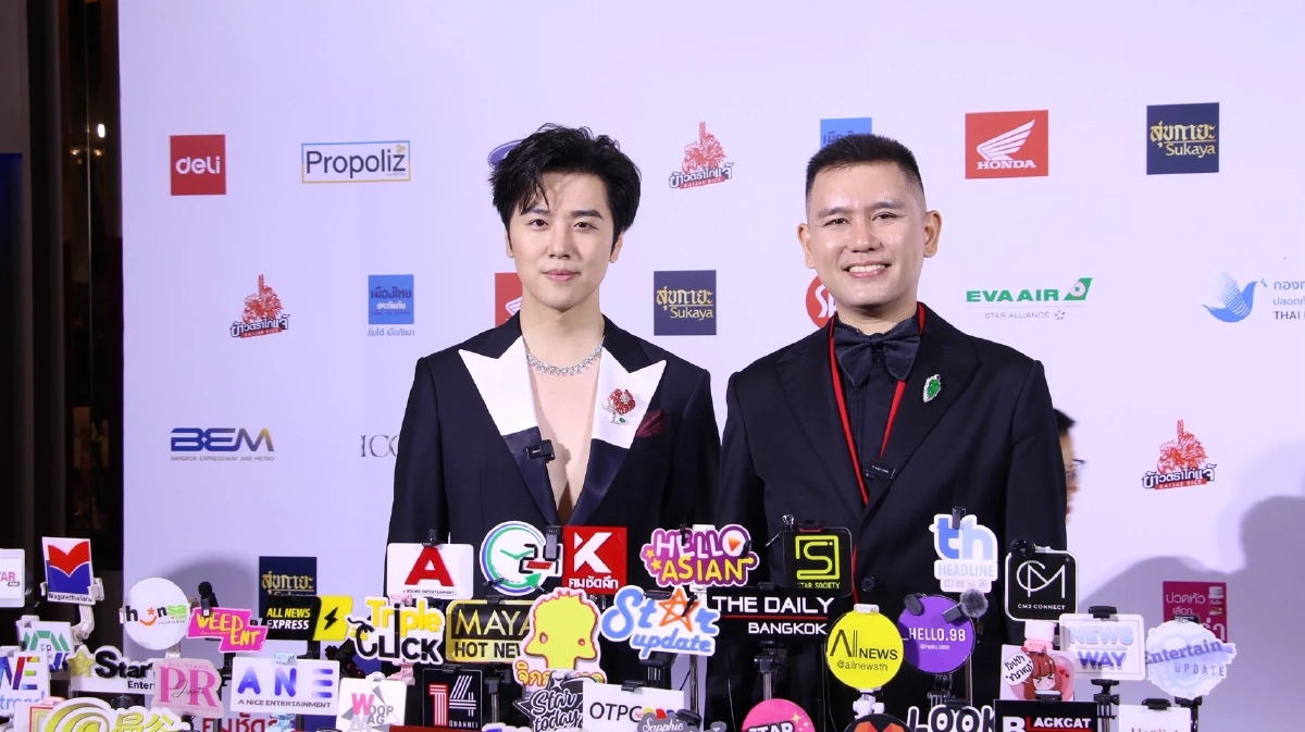 ‘จางหนาน–หันปิง’ บินลัดฟ้าเช็กอิน ‘คมชัดลึก อวอร์ด ครั้งที่ 22’