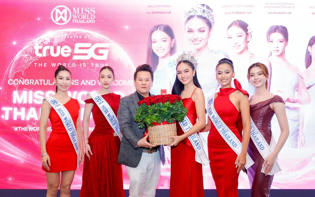 Miss World Thailand 2026 และรองทั้ง 4 เข้าพบคณะผู้บริหารทรู