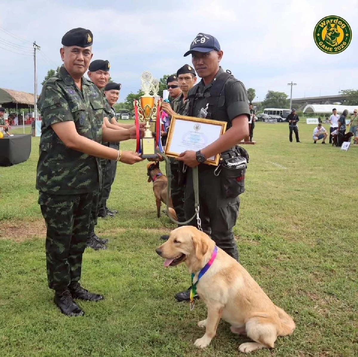 ผลงานเยี่ยม! K-9 ตชด. คว้า 4 รางวัล การแข่งขัน "Wardog Game 2026"