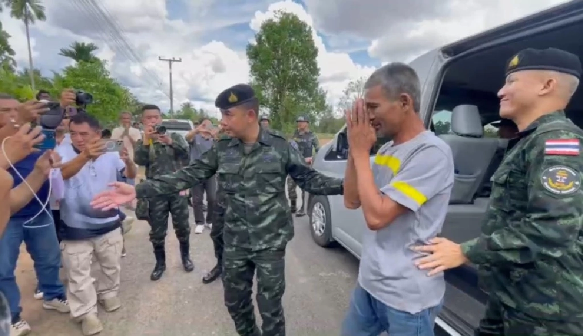 ​สู่อ้อมกอด "ลุงโย" คืนถิ่นสุรินทร์ หลังถูกเขมรจับตัว เมีย-ลูกเข้าโผล่กอด