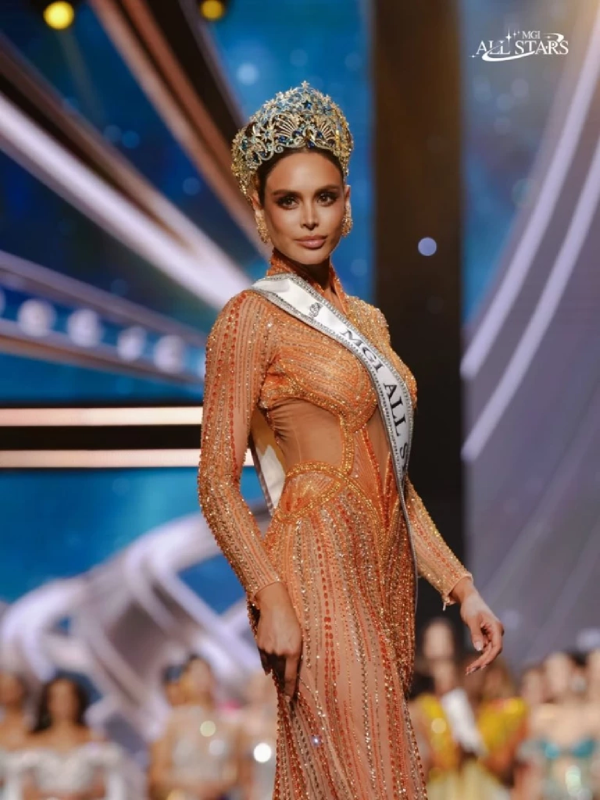 สมศักดิ์ศรี 'วาเนสซา' จาก โคลอมเบีย สร้างประวัติศาสตร์คว้ามงแรก MGI All Star
