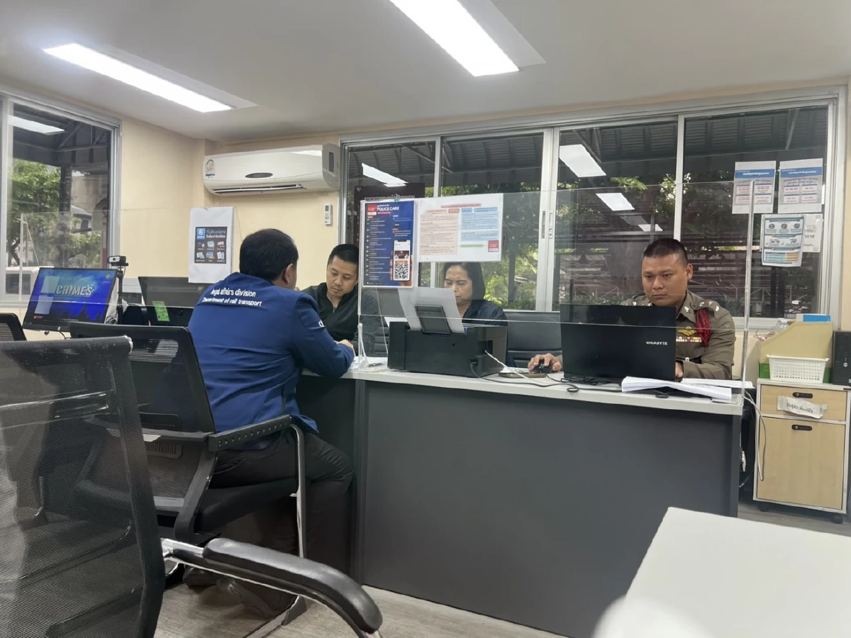 ขนส่งทางราง แจ้งความเอาผิด รถจอดคร่อมรางรถไฟ ขณะเกิดโศกนาฏกรรม