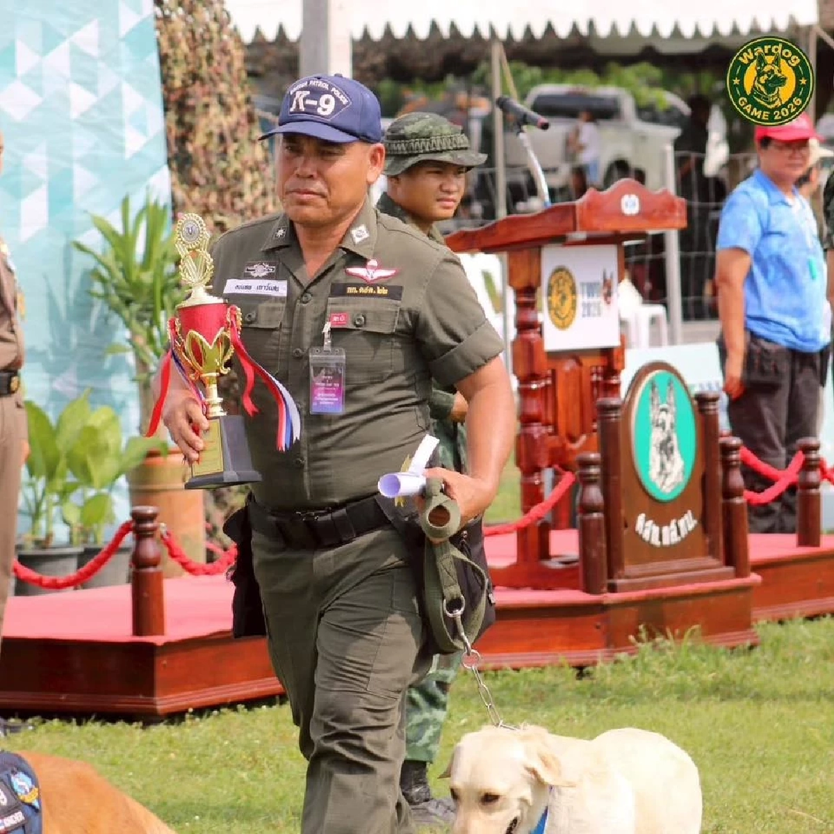 ผลงานเยี่ยม! K-9 ตชด. คว้า 4 รางวัล การแข่งขัน "Wardog Game 2026"
