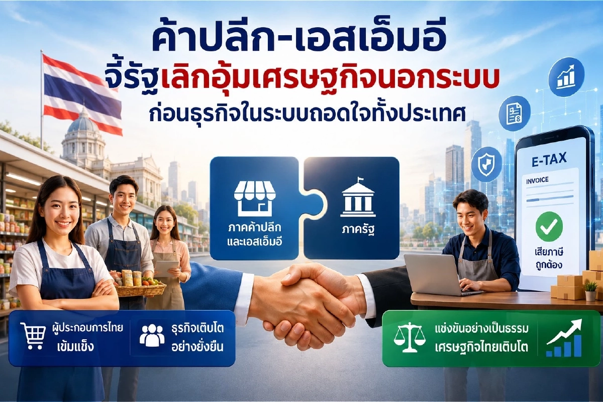 เอสเอ็มอี แนะรัฐควรสร้างแรงจูงใจให้ผู้ประกอบการเข้าสู่ระบบ