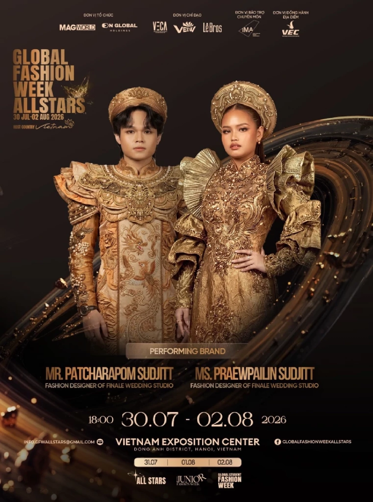 'ลิสต์ทัพซุปตาร์ไทย' ร่วมเฉิดฉาย Fashion Week 2026 กรุงฮานอย '2 ทายาท' ฟินาเล่โชว์ฝีมือ