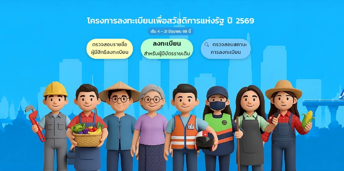 สรุปวิธีตรวจสอบ สถานะการลงทะเบียน "บัตรสวัสดิการแห่งรัฐ 2569"