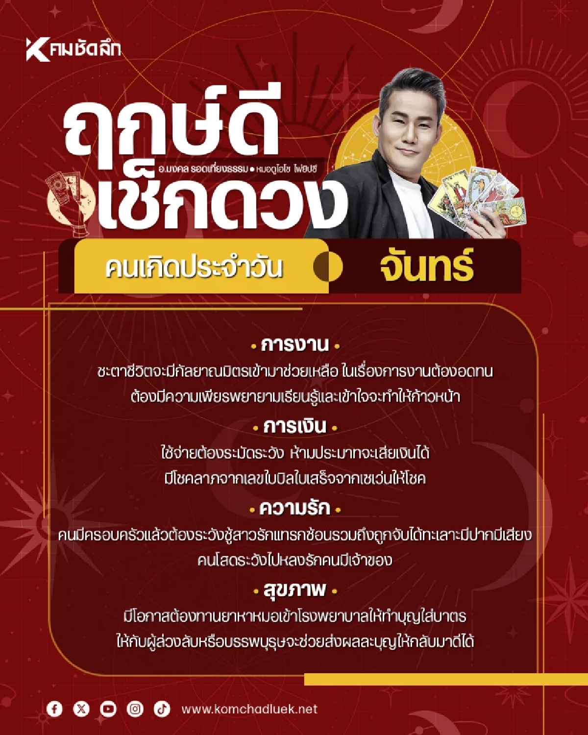 "เช็คดวงวันนี้" 22 มิ.ย. 69 งานต้องอดทน เงินต้องใช้ระวัง ได้โชคจากใบบิล!
