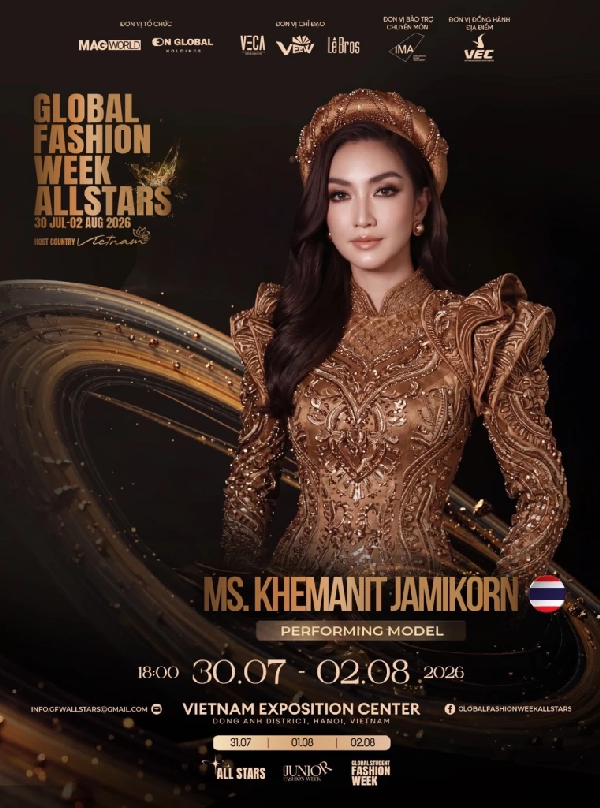 'ลิสต์ทัพซุปตาร์ไทย' ร่วมเฉิดฉาย Fashion Week 2026 กรุงฮานอย '2 ทายาท' ฟินาเล่โชว์ฝีมือ