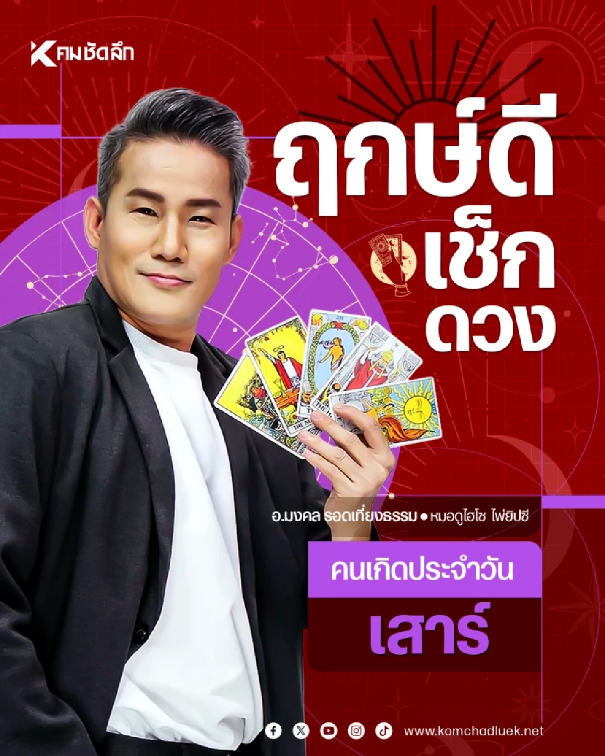 "เช็คดวงวันนี้" เลขเด็ด บ้านเลขที่ให้โชค วันเสาร์ที่ 6 มิถุนายน พ.ศ.2569