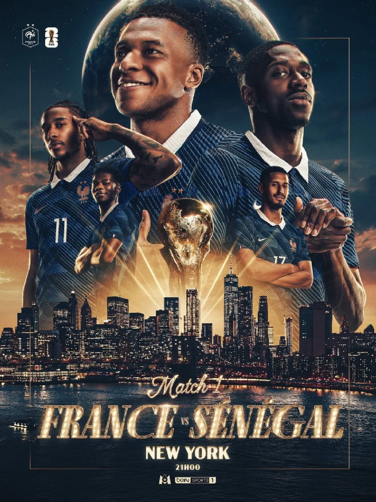 LIVE ดูบอลสด "ฝรั่งเศส พบ เซเนกัล" ถ่ายทอดสด ฟุตบอลโลก 2026 คืนนี้