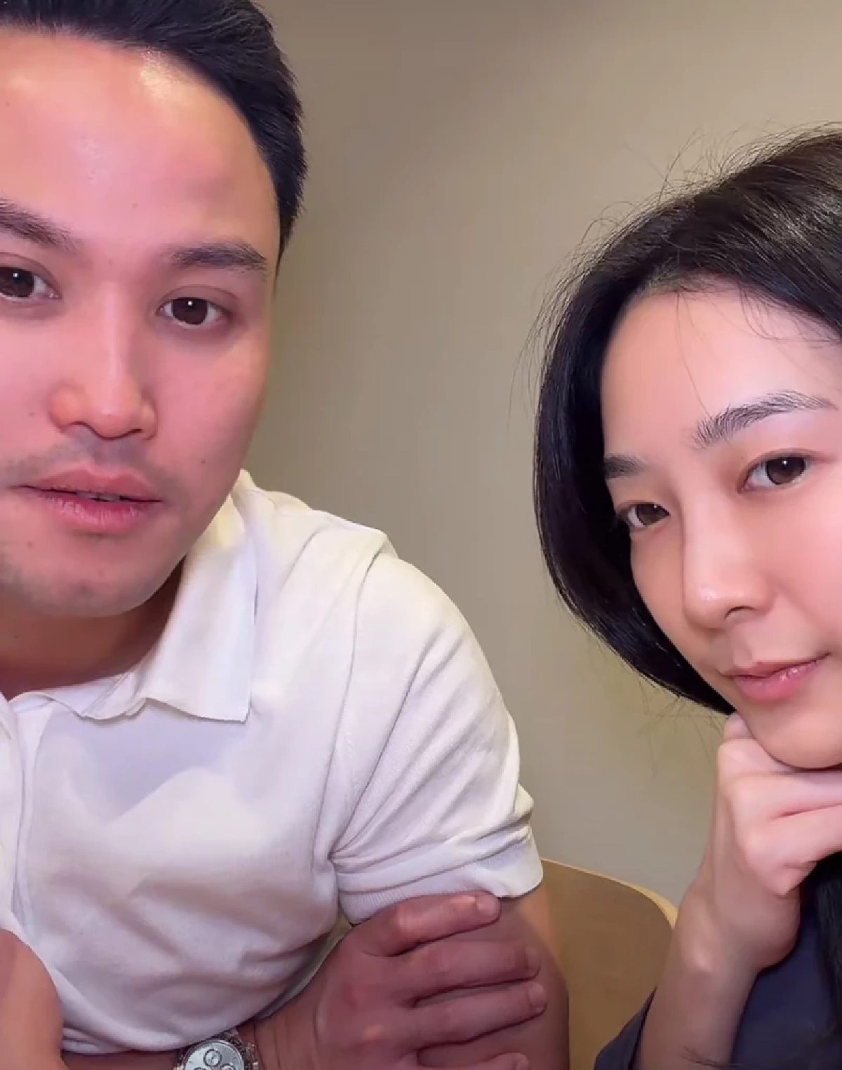 'เป๊ก เศรณี' ควง 'เกรซ ชลิตา' ไลฟ์คู่ ช็อตลูบหัว-หยอดหวาน  สถานะใช่แฟนไหม?